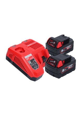 Milwaukee M18 BTP-502 Akku Transferpumpe 18 V 1817 l/h + 2x Akku 5,0 Ah + Ladegerät