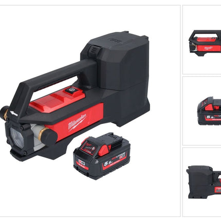 Milwaukee M18 BTP-551 Akku Transferpumpe 18 V 1817 l/h + 1x Akku 5,5 Ah - ohne Ladegerät