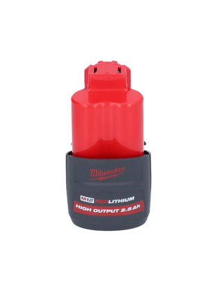 Appareil de nettoyage de tuyaux sur batterie Milwaukee M12 BDC8-251C 12 V + 1x batterie 2,5 Ah + spirale + seau - sans chargeur