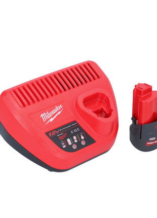 Milwaukee M12 BDC8-251C akumulatorowa wyciorarka do rur 12 V + 1x akumulator 2,5 Ah + ładowarka + spirala + wiadro