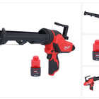 Milwaukee M12 PCG/310-201 Pistolet akumulatorowy 12 V 310 ml + 1x akumulator 2,0 Ah - bez ładowarki