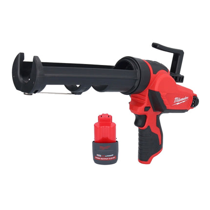 Milwaukee M12 PCG/310-251 Akumulatorowy pistolet na kartusze 12 V 310 ml + 1x akumulator 2,5 Ah - bez ładowarki