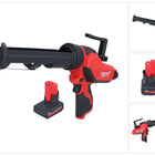 Milwaukee M12 PCG/310-501 akumulatorowy pistolet na kartusze 12 V 310 ml + 1x akumulator 5,0 Ah - bez ładowarki