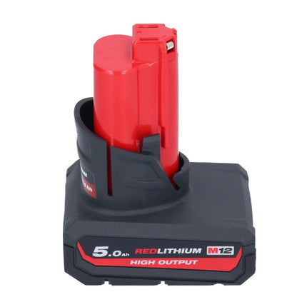 Milwaukee M12 PCG/310-501 akumulatorowy pistolet na kartusze 12 V 310 ml + 1x akumulator 5,0 Ah - bez ładowarki