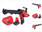 Milwaukee M12 PCG/310-501 Akku Kartuschenpresse 12 V 310 ml + 1x Akku 5,0 Ah + Ladegerät