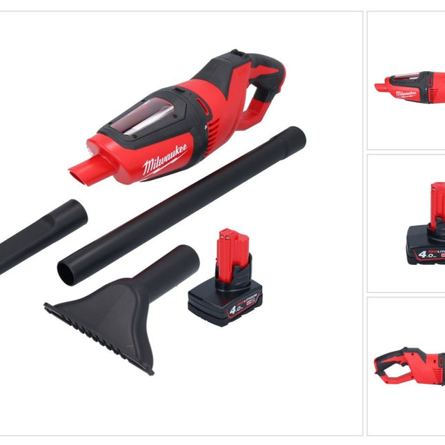 Odkurzacz akumulatorowy Milwaukee M12 HV-401 12 V + 1x akumulator 4,0 Ah - bez ładowarki