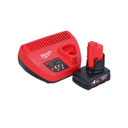 Odkurzacz akumulatorowy Milwaukee M12 HV-401 12 V + 1x akumulator 4,0 Ah + ładowarka