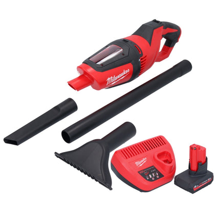 Odkurzacz akumulatorowy Milwaukee M12 HV-501 12 V + 1x akumulator 5,0 Ah + ładowarka