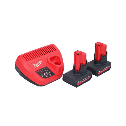 Odkurzacz akumulatorowy Milwaukee M12 HV-502 12 V + 2x akumulator 5,0 Ah + ładowarka