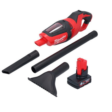 Odkurzacz akumulatorowy Milwaukee M12 HV-601 12 V + 1x akumulator 6,0 Ah - bez ładowarki