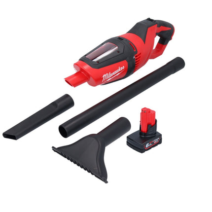 Odkurzacz akumulatorowy Milwaukee M12 HV-601 12 V + 1x akumulator 6,0 Ah + ładowarka