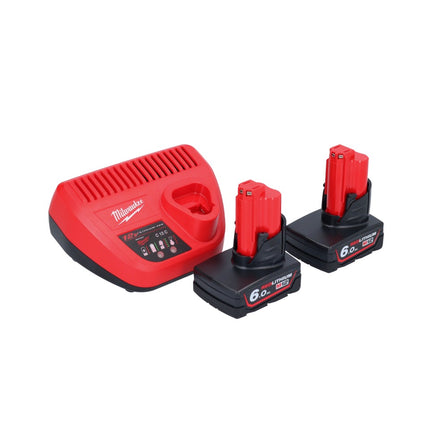 Odkurzacz akumulatorowy Milwaukee M12 HV-602 12 V + 2x akumulator 6,0 Ah + ładowarka