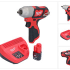 Milwaukee M12 BIW38-201 akumulatorowy klucz udarowy 12 V 135 Nm 3/8˝ + 1x akumulator 2,0 Ah + ładowarka
