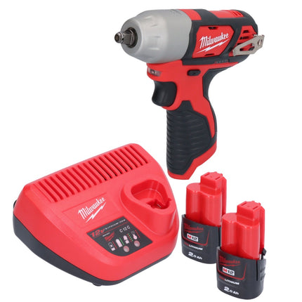 Milwaukee M12 BIW38-202 Akumulatorowy klucz udarowy 12 V 135 Nm 3/8˝ + 2x akumulator 2,0 Ah + ładowarka