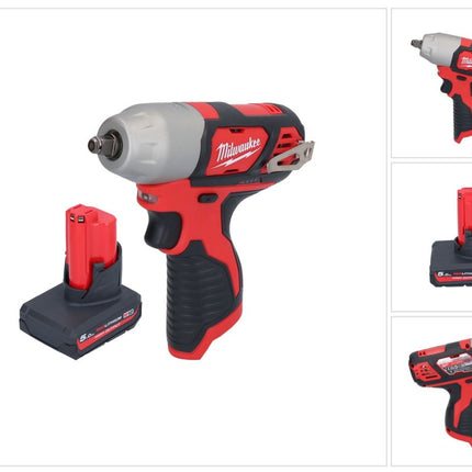 Milwaukee M12 BIW38-501 akumulatorowy klucz udarowy 12 V 135 Nm 3/8" + 1x akumulator 5,0 Ah - bez ładowarki