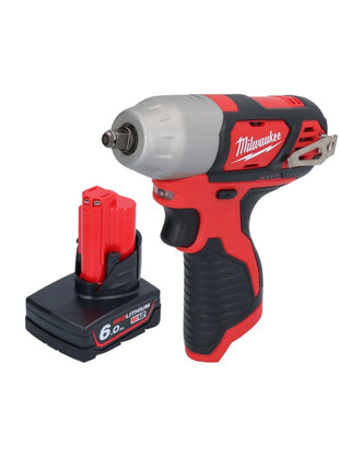 Milwaukee M12 BIW38-601 Akku Schlagschrauber 12 V 135 Nm 3/8˝ + 1x Akku 6,0 Ah - ohne Ladegerät