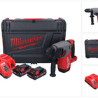 Milwaukee M18 ONEFHX-302X Akumulatorowy młot udarowo-obrotowy 18 V 2,5 J SDS-Plus Brushless + 2x akumulator 3,0 Ah + ładowarka + skrzynka HD