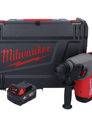 Milwaukee M18 ONEFHX-401X Akumulatorowy młot udarowo-obrotowy 18 V 2,5 J SDS-Plus Brushless + 1x akumulator 4,0 Ah + skrzynka HD - bez ładowarki