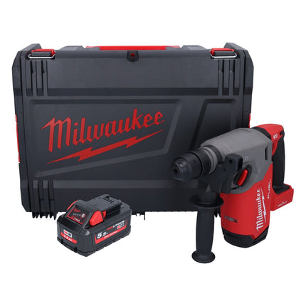 Milwaukee M18 ONEFHX-551X Akumulatorowy młot udarowo-obrotowy 18 V 2,5 J SDS-Plus Brushless + 1x akumulator 5,5 Ah + skrzynka HD - bez ładowarki