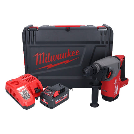 Milwaukee M18 ONEFHX-551X Akumulatorowy młot udarowo-obrotowy 18 V 2,5 J SDS-Plus Brushless + 1x akumulator 5,5 Ah + ładowarka + skrzynka HD