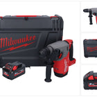 Milwaukee M18 ONEFHX-801X Akumulatorowy młot udarowo-obrotowy 18 V 2,5 J SDS-Plus Brushless + 1x akumulator 8,0 Ah + skrzynka HD - bez ładowarki