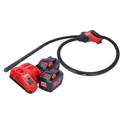 Milwaukee M18 FCVN24-122 Akumulatorowy wibrator do betonu 18 V 2,4 m bezszczotkowy + 2x akumulator 12,0 Ah + ładowarka