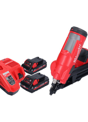 Milwaukee M18 FFN-302 Akku Nagler 18 V 50 - 90 mm Brushless + 2x Akku 3,0 Ah + Ladegerät