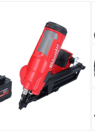 Milwaukee M18 FFN-801 Akku Nagler 18 V 50 - 90 mm Brushless + 1x Akku 8,0 Ah - ohne Ladegerät