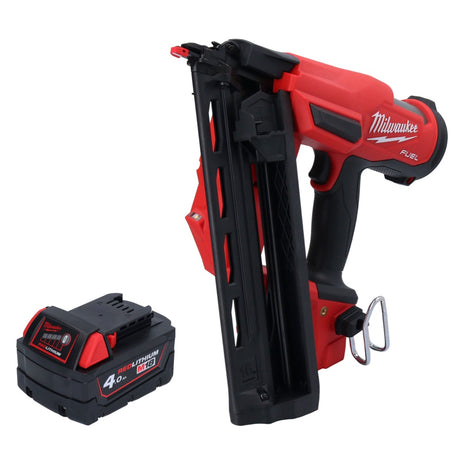 Milwaukee M18 FN16GA-401 Gwoździarka akumulatorowa 18 V 32 - 64 mm bezszczotkowa + 1x akumulator 4,0 Ah - bez ładowarki