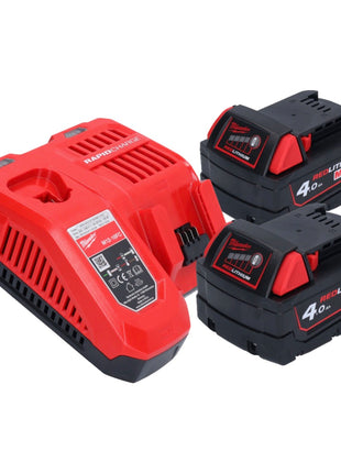 Cloueur à batterie Milwaukee M18 FN16GA-402 18 V 32 - 64 mm sans balais + 2x batteries 4,0 Ah + chargeur