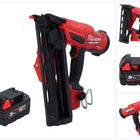 Milwaukee M18 FN16GA-501 Gwoździarka akumulatorowa 18 V 32 - 64 mm bezszczotkowa + 1x akumulator 5,0 Ah - bez ładowarki