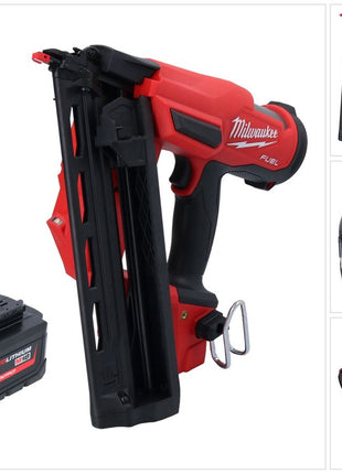 Clavadora a batería Milwaukee M18 FN16GA-551 18 V 32 - 64 mm sin escobillas + 1x batería 5,5 Ah - sin cargador