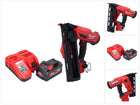 Clavadora a batería Milwaukee M18 FN16GA-551 18 V 32 - 64 mm sin escobillas + 1x batería 5,5 Ah + cargador