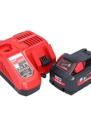 Clavadora a batería Milwaukee M18 FN16GA-551 18 V 32 - 64 mm sin escobillas + 1x batería 5,5 Ah + cargador