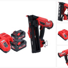 Milwaukee M18 FN16GA-552 Gwoździarka akumulatorowa 18 V 32 - 64 mm bezszczotkowa + 2x akumulator 5,5 Ah + ładowarka
