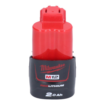 Milwaukee M12 FDSS-201X akumulatorowa szlifierka punktowa 12 V 88,8 x 63,5 mm bezszczotkowa + 1x akumulator 2,0 Ah + skrzynka HD - bez ładowarki