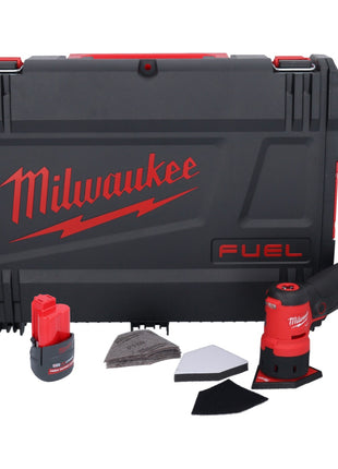 Milwaukee M12 FDSS-251X Akku Punktschleifer 12 V 88,8 x 63,5 mm Brushless + 1x Akku 2,5 Ah + HD-Box - ohne Ladegerät