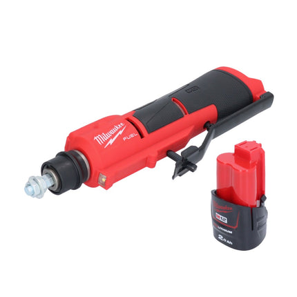Milwaukee M12 FTB-201 akumulatorowa frezarka do opon 12 V 7/16" Hex bezszczotkowa + 1x akumulator 2,0 Ah - bez ładowarki
