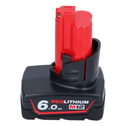 Milwaukee M12 FDSS-601X akumulatorowa szlifierka punktowa 12 V 88,8 x 63,5 mm bezszczotkowa + 1x akumulator 6,0 Ah + skrzynka HD - bez ładowarki