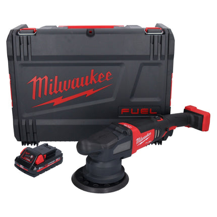 Milwaukee M18 FROP21-301X Akumulatorowa polerka mimośrodowa 18 V 150 mm bezszczotkowa + 1x akumulator 3,0 Ah + skrzynka HD - bez ładowarki