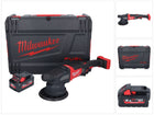 Milwaukee M18 FROP21-551X Akumulatorowa polerka mimośrodowa 18 V 150 mm bezszczotkowa + 1x akumulator 5,5 Ah + skrzynka HD - bez ładowarki