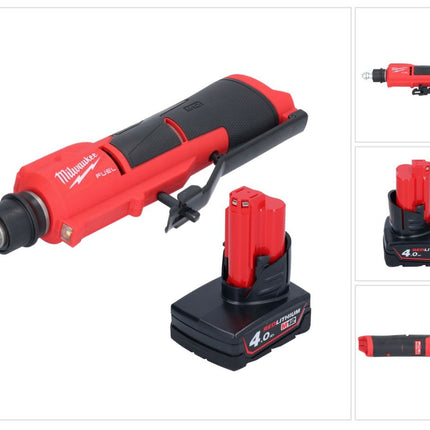 Milwaukee M12 FTB-401 Akumulatorowy skrobak do opon 12 V 7/16" Hex Bezszczotkowy +1x akumulator 4,0 Ah - bez ładowarki