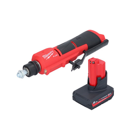 Milwaukee M12 FTB-501 Akumulatorowa frezarka do opon 12 V 7/16" Hex Brushless + 1x akumulator 5,0 Ah - bez ładowarki