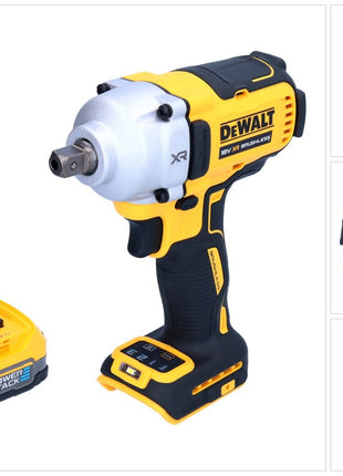 DeWalt DCF 892 N akumulatorowy klucz udarowy 18 V 812 Nm 1/2" bezszczotkowy + 1x akumulator Powerstack 1,7 Ah - bez ładowarki