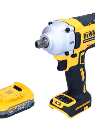 DeWalt DCF 892 N akumulatorowy klucz udarowy 18 V 812 Nm 1/2" bezszczotkowy + 1x akumulator Powerstack 1,7 Ah - bez ładowarki