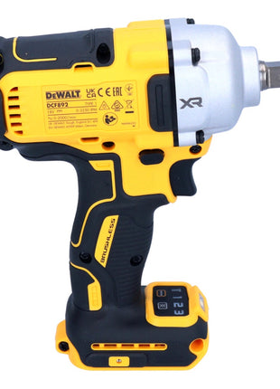 DeWalt DCF 892 N akumulatorowy klucz udarowy 18 V 812 Nm 1/2" bezszczotkowy + 1x akumulator Powerstack 1,7 Ah - bez ładowarki