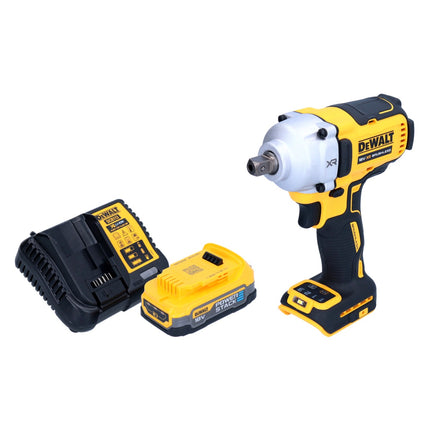 Akumulatorowy klucz udarowy DeWalt DCF 892 E1 18 V 812 Nm 1/2" bezszczotkowy + 1x akumulator Powerstack 1,7 Ah + ładowarka