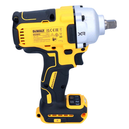Akumulatorowy klucz udarowy DeWalt DCF 892 E1 18 V 812 Nm 1/2" bezszczotkowy + 1x akumulator Powerstack 1,7 Ah + ładowarka