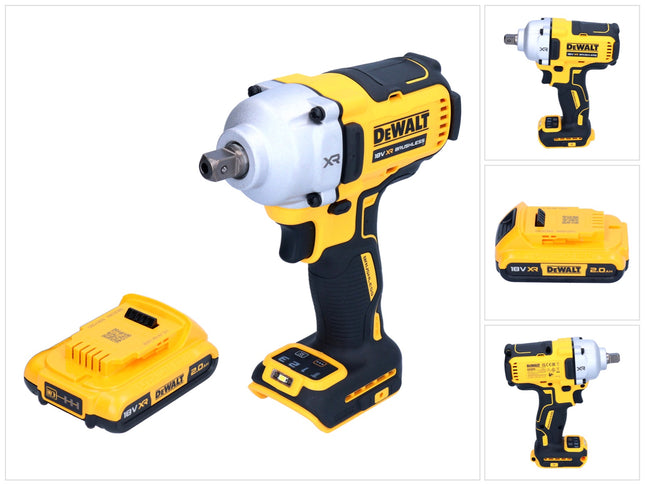 Akumulatorowy klucz udarowy DeWalt DCF 892 N 18 V 812 Nm 1/2" bezszczotkowy + 1x akumulator 2,0 Ah - bez ładowarki