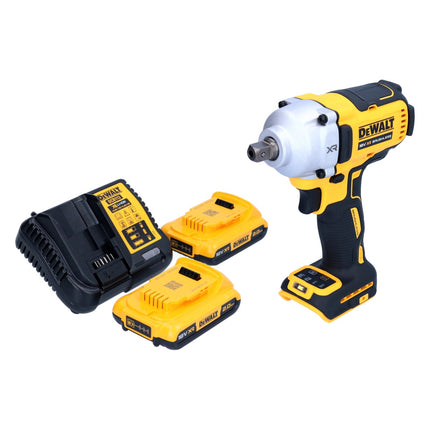 Akumulatorowy klucz udarowy DeWalt DCF 892 D2 18 V 812 Nm 1/2" bezszczotkowy + 2x akumulator 2,0 Ah + ładowarka